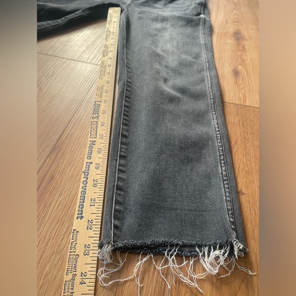 J. Crew Point Sur Charcoal Wash Black Shoreditch Straight Jeans Women's Size 27P - Picture 10 of 10